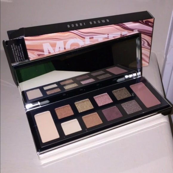 HP 🥳 NIB BOBBI BROWN Molten Drama Eyeshadow Palette 10 Pigment-Packed Shadows! - Picture 8 of 9
